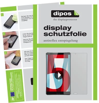 2x Screen Protector for Huawei Mediapad M5 10 Zoll Protection Anti Glare dipos - Image 1 of 4