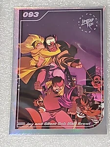 #093 Jay and Silent Bob Mall Brawl Silver Limited Run Games Trading Card - Picture 1 of 1