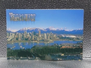 Postal topográfica turística de Vancouver, Canadá City Skyline Mountains Yaletown - Imagen 1 de 2