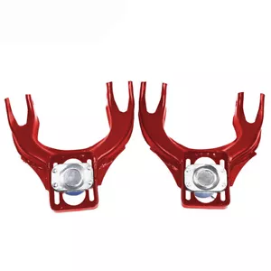 RED Adjustable Front Upper Camber Kit Control Arms For 1992-1995 EG - Picture 1 of 10