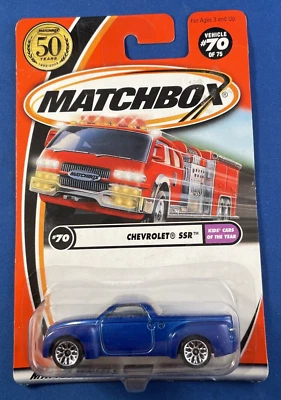 NEW 2001 Matchbox 50 Years Featuring CHEVROLET SSR-KIDS CAR OF YEAR #70/75 - Image 1 of 4