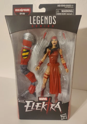 Elektra SP dr BAF Hasbro Marvel Legends Spider Man Spider-Verse Cover