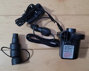 Electric Air Pump for Paddling Pool Fast Inflator Deflator Camp Air Bed Mattress - Picture 1 of 11