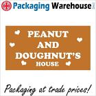 CM197 PEANUT AND DOUGHNUTS HOUSE SIGN GERBALS HAMSTERS MICE CAGE CUSTOMISE