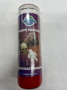 WITCHCRAFT BREAKER SCENTED PREPARED 7 DAY RED CANDLE IN GLASS (ROMPE BRUJERIA) - Picture 1 of 1
