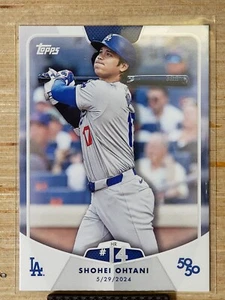 2024 Topps 50/50: Shohei Ohtani - Shohei Ohtani #63 - Foto 1 di 2