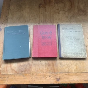 Lot Of Antique Hymn Books From Early 1900s   - Picture 1 of 11