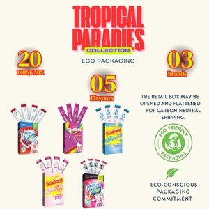 Island Vibes Tropical Drink Mix – 20 Count 5 Refreshing Flavours - USA IMPORT - Picture 1 of 1