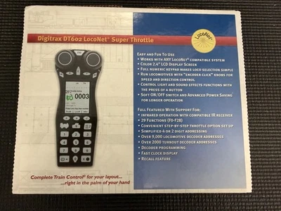 Super acelerador avanzado Digitrax DT602 LocoNet Foto 1 de 4
