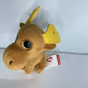 Ty Teenie Beanie Boos McDonald's Happy Meal Giocattolo 2017 Renna Cioccolato Mini - Foto 1 di 6