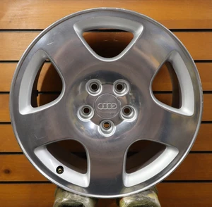 Wheel Rim Audi A8 17" 1997-2003 4D0601025BZ33 Polished OEM Factory OE 58712 - Picture 1 of 9