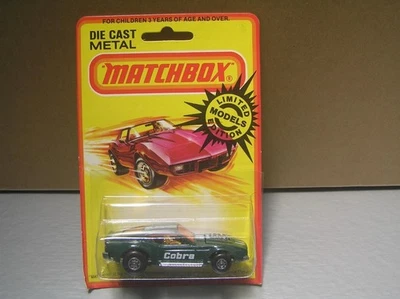 Matchbox Superfast MB44 Boss Mustang Cobra in Blister Pack Original NM+ Cond - Image 1 of 4