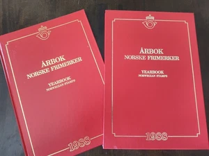 1988 Norway Norwegian Norge - Official Yearbook - With All Mint stamps - Picture 1 of 2