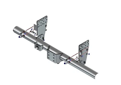 Barra de remolque de brida fija Towtrust para camioneta Nissan NT400 Cabstar 2014 en adelante Foto 1 de 4