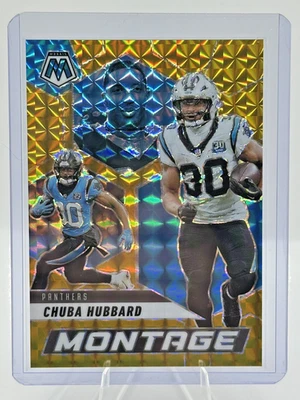 2025 Mosaic Prizm Chuba Hubbard Montage Gold Mosaic Prizm /10 Pathers 🔥 - Image 1 of 3