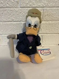 Disney Store Scrooge McDuck Beanie Plush with Tags - Picture 1 of 6