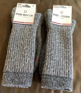 Fox River 2 Paar Crew Socken 119147 Herren XLG neu mit Etikett unregelmäßig (167ia) " - Bild 1 von 6