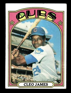 1972 Topps #117 Cleo James Yellow under C and S VG/EX - Picture 1 of 2