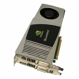 506133-002 Genuine HP 4gb Nvidia Quadro FX5800 PCI-E Dual DVI DP TV 536797–001 - Picture 1 of 3