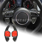 For Audi A3 A4 A5 A6 A7 Q3 Q5 Q7 TT Carbon Fiber Steering Wheel Paddle Shifter