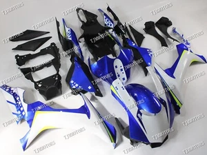 Fit for 15-19 YZF R1 Blue White ABS Injection Mold Bodywork Fairing Kit Panels - Picture 1 of 10