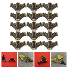  24 Pcs Furniture Upholstery Legs Alloy Pads Support Triangle