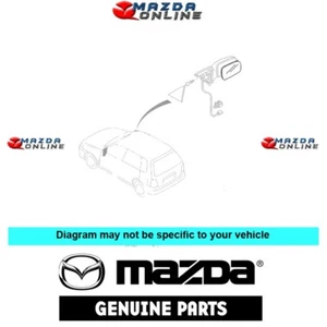 Mazda Genuine Left Silver Door Mirror D210-69-180A-3L fits 96-02 MAZDA121 [DW] - Picture 1 of 1