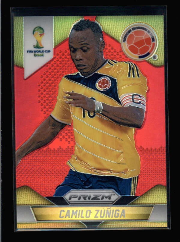CAMILO ZUNIGA 2014 PANINI PRIZM WORLD CUP #49 RED PRIZM #058/149 BA6361 - Image 1 of 1