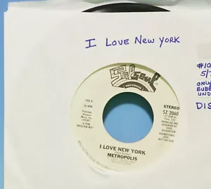 METROPOLIS - I LOVE NEW YORK *PROMO* SALSOUL 1977 *EX* 45 7" SINGLE🔥 - Bild 1 von 2