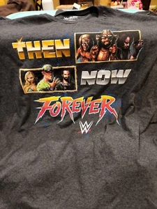 WWE Then Now Forever Wrestlemania Double Extra Large T-Shirt WWE Slam Crate XXL - Picture 1 of 3