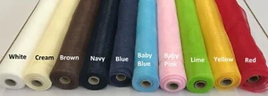 PLASTIC POLY FLORIST / CRAFT MESH WRAP : 55CM WIDE : $2.00 PER METRE  - Picture 1 of 35