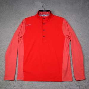 Zero Restriction Z710 Snap Pullover Herren Medium rot meliert Performance Golf - Bild 1 von 17