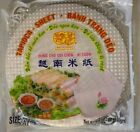 Spring Roll Rice Paper Skin Wrapper Thin Double 8 1/2" - (12 oz.)