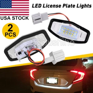 2Pcs 18 LED License Plate Light Direct For Acura TL TSX MDX Honda Civic Accord - Bild 1 von 11