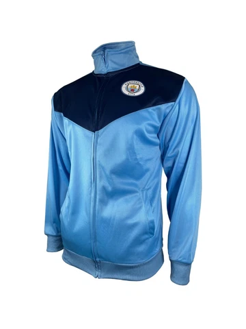Manchester City Men's Home Soccer jacket Training 2021  new season sky blue Man Cover