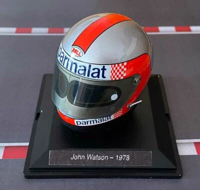 NEWS: CASCO HELMET JOHN WATSON 1978 Brabham F1 SPARK 1:5 +MAGAZINE no MINICHAMPS - Immagine 1 di 4