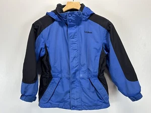 Vtg L.L. Kids By L.L. Bean Jacket Coat Sz Small 8 Blue Hood Parka 80’s - Picture 1 of 10