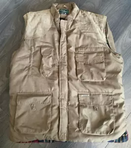 Chaleco calentador corporal acolchado verde caqui claro Champion XXL para hombre - Imagen 1 de 8