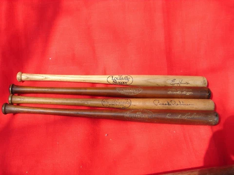 MINATURE BASEBALL BATS 16" FRANK McCORMICK BROOKS ROBINSON  LOMBARDI ERIC  KARRO Cover