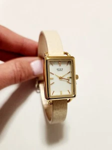 KEEP Collective Tank Timekey Watch Gold Tone Sliding Charm Key ~NEW~ - Picture 1 of 8