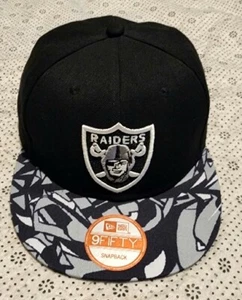 Las Vegas Oakland Raiders NFL Vtg Collection New Era 9FIFTY Snap Back Cap  - Picture 1 of 6