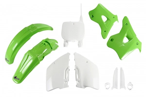 kit plastiche carene FULL Kawasaki KX 125 - 250 1996 - 1998 Ufo colore Replica Foto 1 de 1