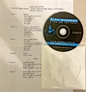 Neil Diamond Live Songs from the Brill Building Radio Show Nov, 1993 + Cue Sheet - Picture 1 of 12