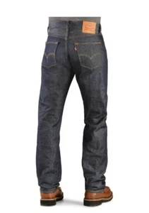 PARA HOMBRES TALLA 54 X29 LEVI'S 501 BOTÓN MOSCA AJUSTE ORIGINAL JEAN ENCOGIBLE PARA ADAPTARSE NUEVO CON ETIQUETAS - Imagen 1 de 5