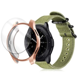 Anti-Shatter Screen Protector & Case Cover do Samsung Gear S3 Frontier SM-R760N - Zdjęcie 1 z 1