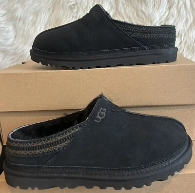 ZAPATILLAS CONFORT UGG NEGRAS NEUMAN GAMUZA/LANA DE OVEJA, HOMBRE US 7 Foto 1 de 4