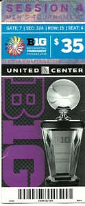 2015-3-13 College Basketball Ticket - Big 10 Turnier - Session 4 - Bild 1 von 1