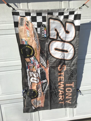 3x5 ft NASCAR #20 Tony Stewart Joe Gibbs Racing Home Depot Flag Cover