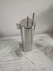 RADIATOR POLISHED STAINLESS OVERFLOW TANK RESERVOIR 3" X 10" PUKE TANK COOLANT - Picture 1 of 5