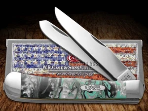 Case xx Knives Trapper Arctic Corelon 6073ATC Stainless Pocket Knife CA6073 ATC - Picture 1 of 4